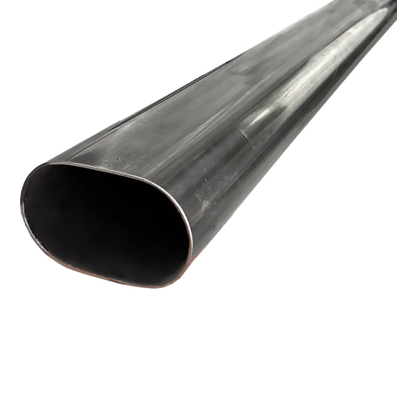 Granatelli 5ft Long 3.0in Oval Stainless Steel Tubing