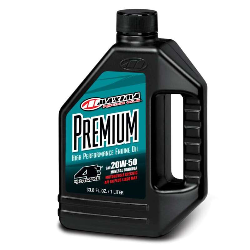 Maxima Premium 4T 20W50 Mineral Engine Oil - 1L