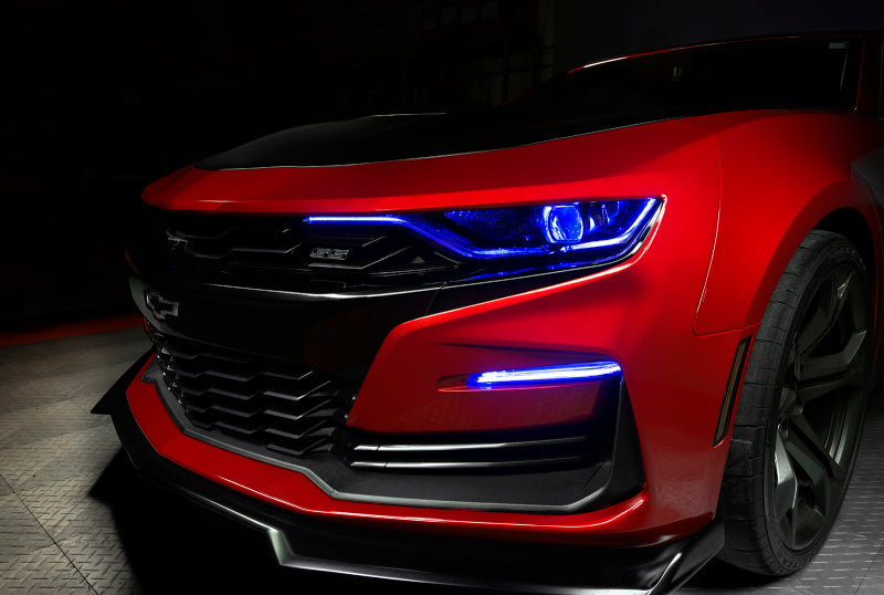 Oracle 19-21 Chevy Camaro SS/RS RGBW+A Headlight DRL Upgrade Kit - ColorSHIFT 2